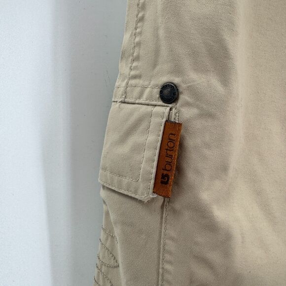 BURTON Beige Helsinki Adjustable Waist Snow Snowboard Ski Pants Size M - Picture 6 of 9